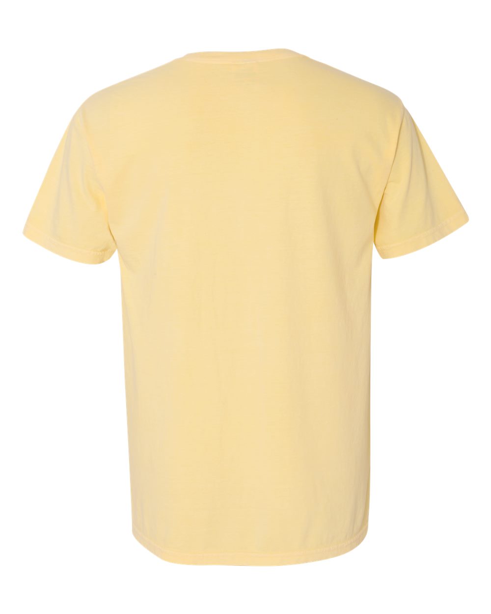 Front View of Butter Garment-Dyed Heavyweight Pocket T-Shirt - 6030