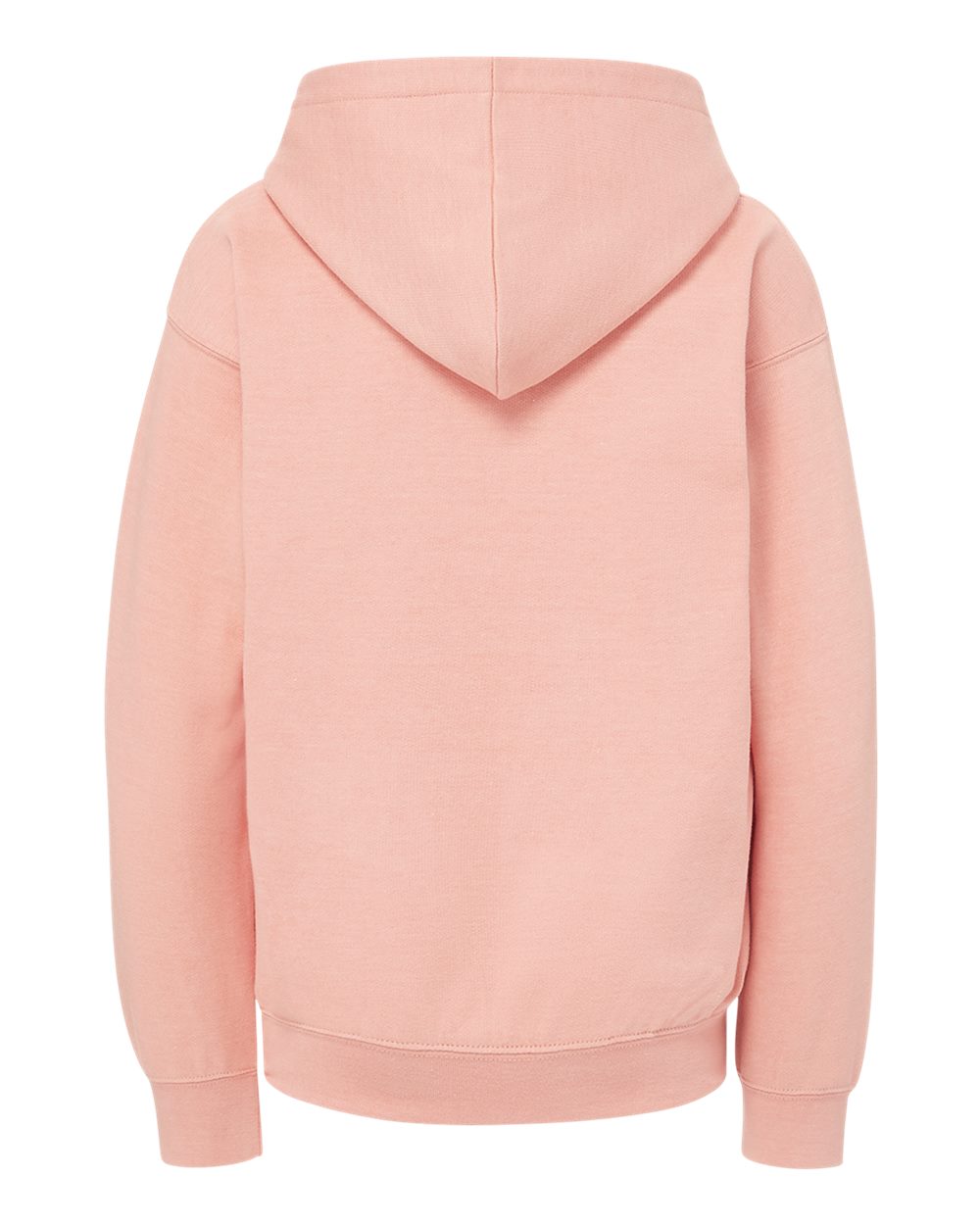 Front View of Cameo Pink Youth Buddy Hooded Sweatshirt - 23153Y