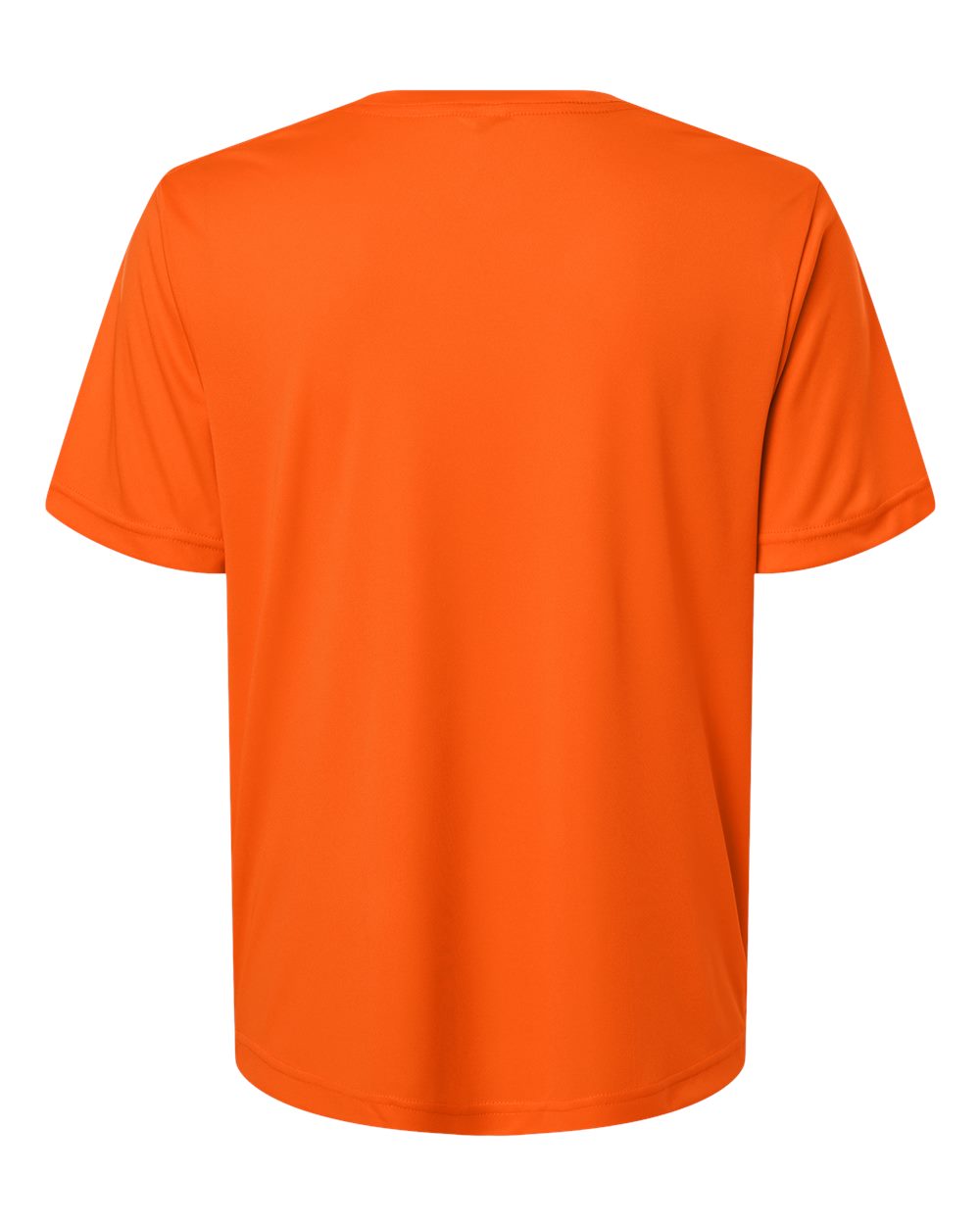 Rear View of Campus Orange Women's Capital Performance T-Shirt - CE10W plain