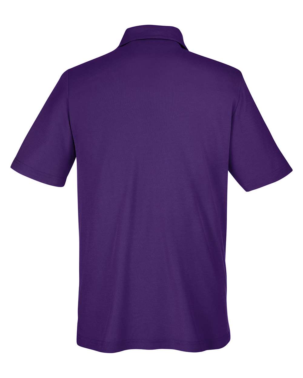 Front View of Campus Purple Men's Fusion ChromaSoft™ Pique Polo - CE112