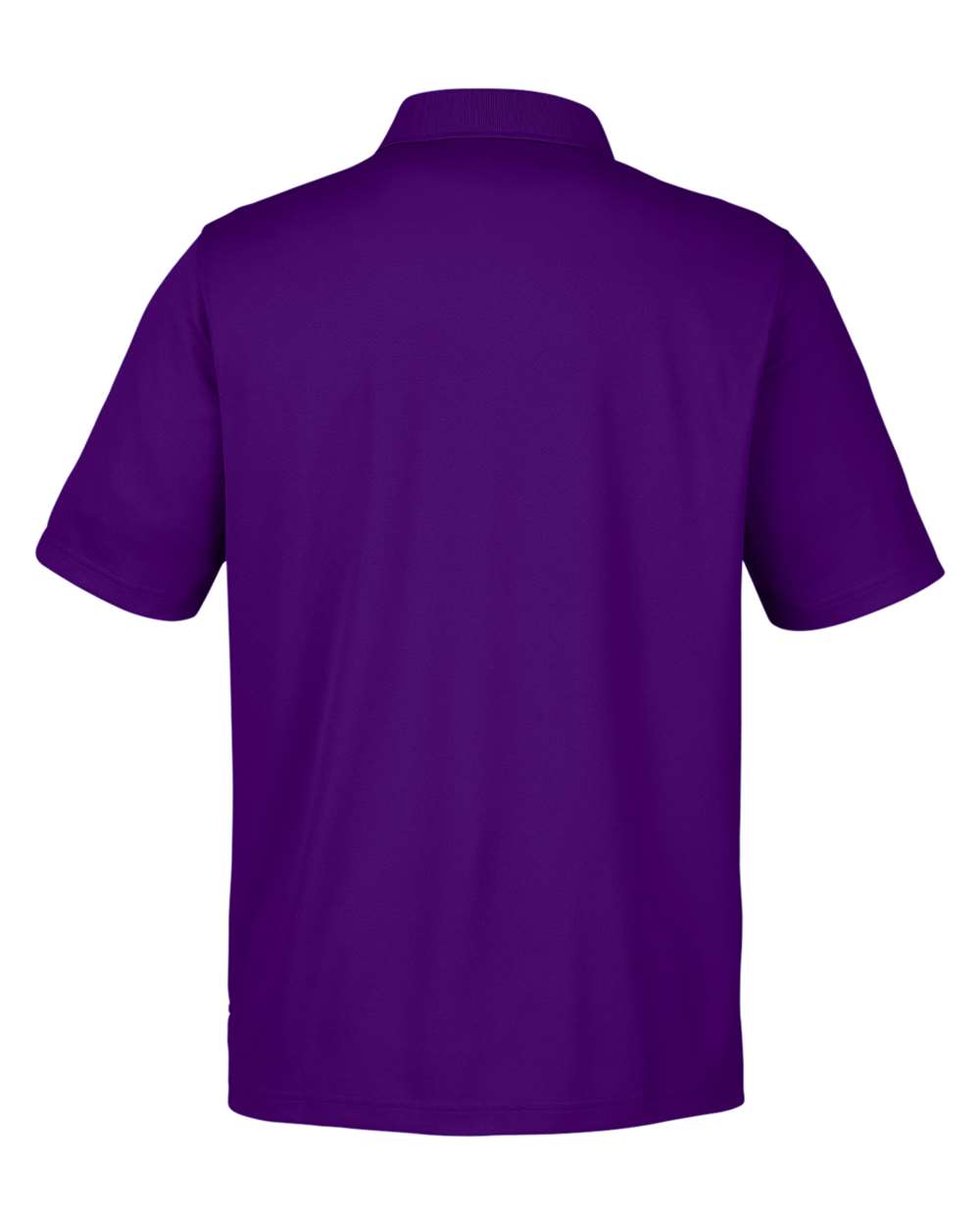 Front View of Campus Purple Men's Market Snag Protect Mesh Polo - CE104