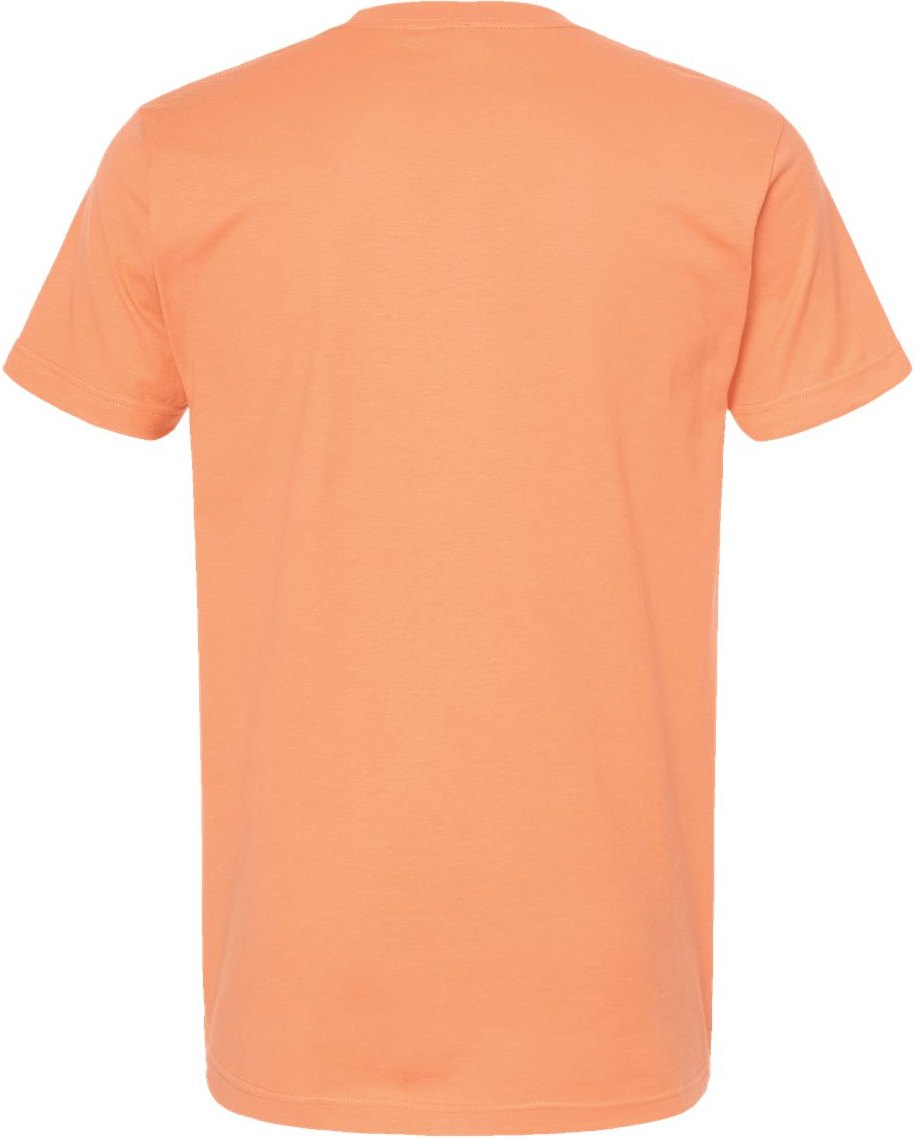 Rear View of Cantaloupe Fine Jersey T-Shirt - 202