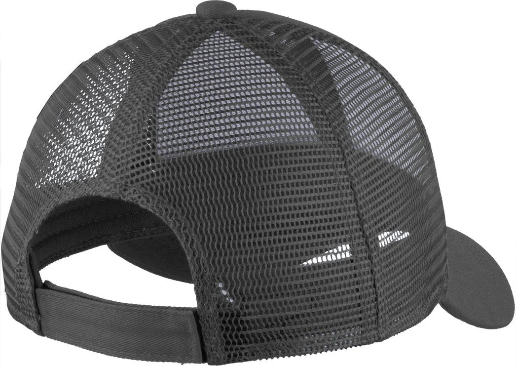 Carbon Grey Port Authority Adjustable Mesh Back Cap. C911