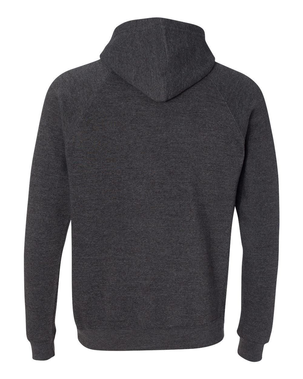 Front View of Carbon Special Blend Raglan Hooded Sweatshirt - PRM33SBP