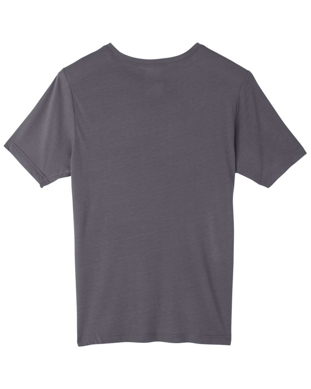 Front View of Carbon Unisex Fusion ChromaSoft™ Performance T-Shirt - CE111