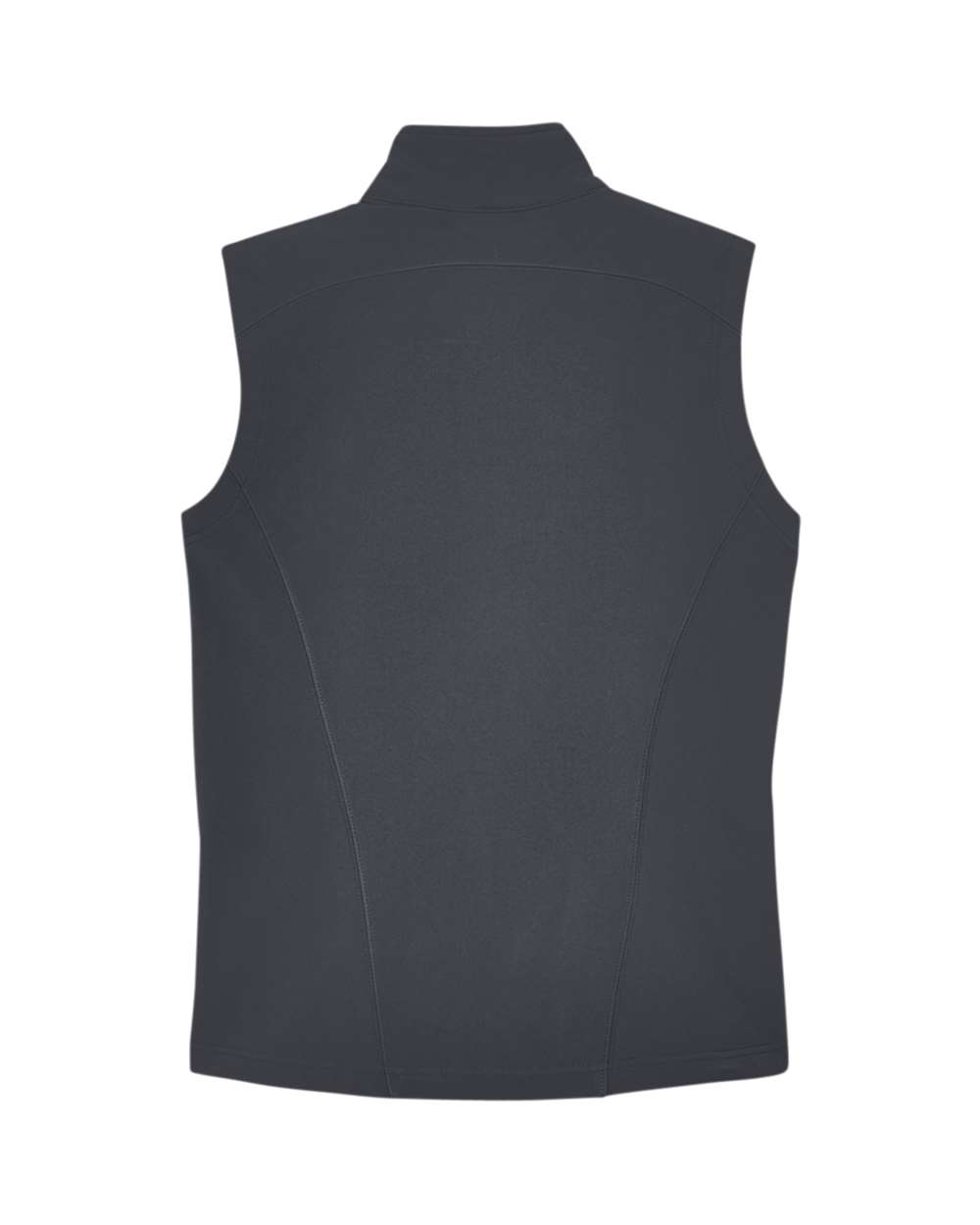 Front View of Carbon Women's Cruise Two-Layer Fleece Bonded Soft Shell Vest - CE701W