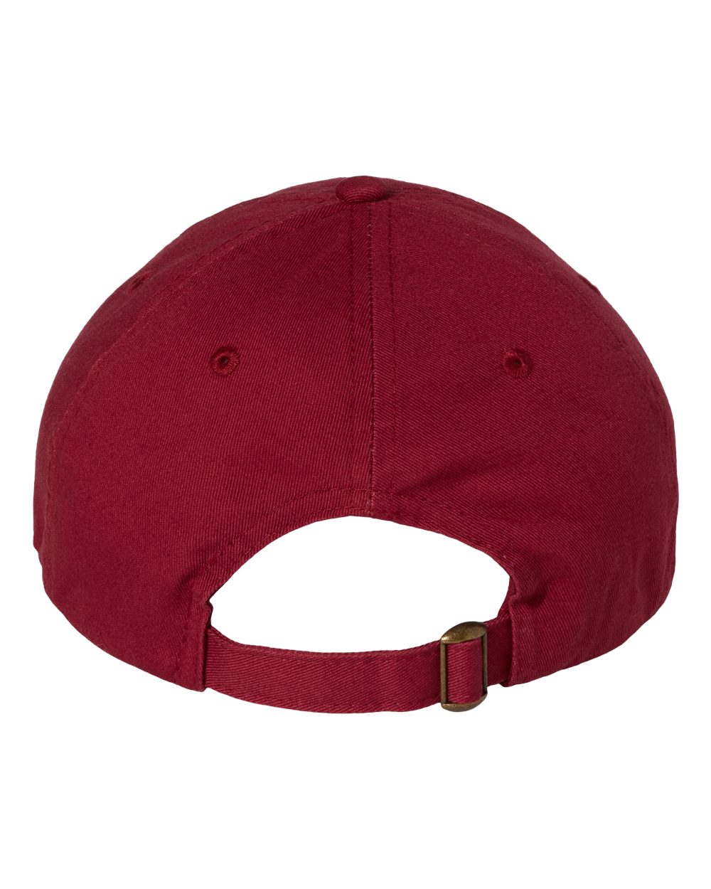 Rear View of Cardinal Bio-Washed Classic Dad Hat - VC300A