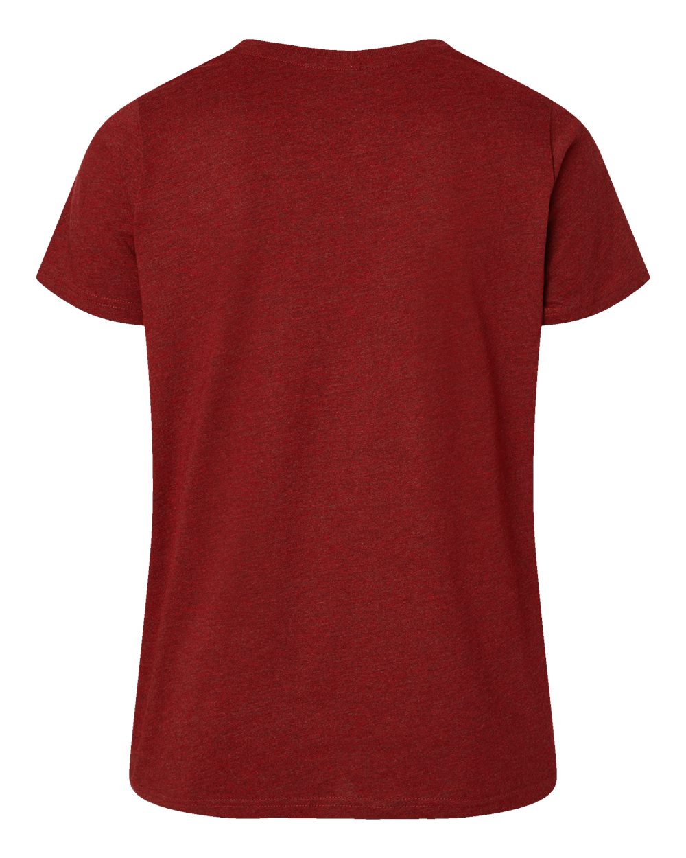 Front View of Cardinal Blackout Curvy Collection Women's Fine Jersey Tee - 3816
