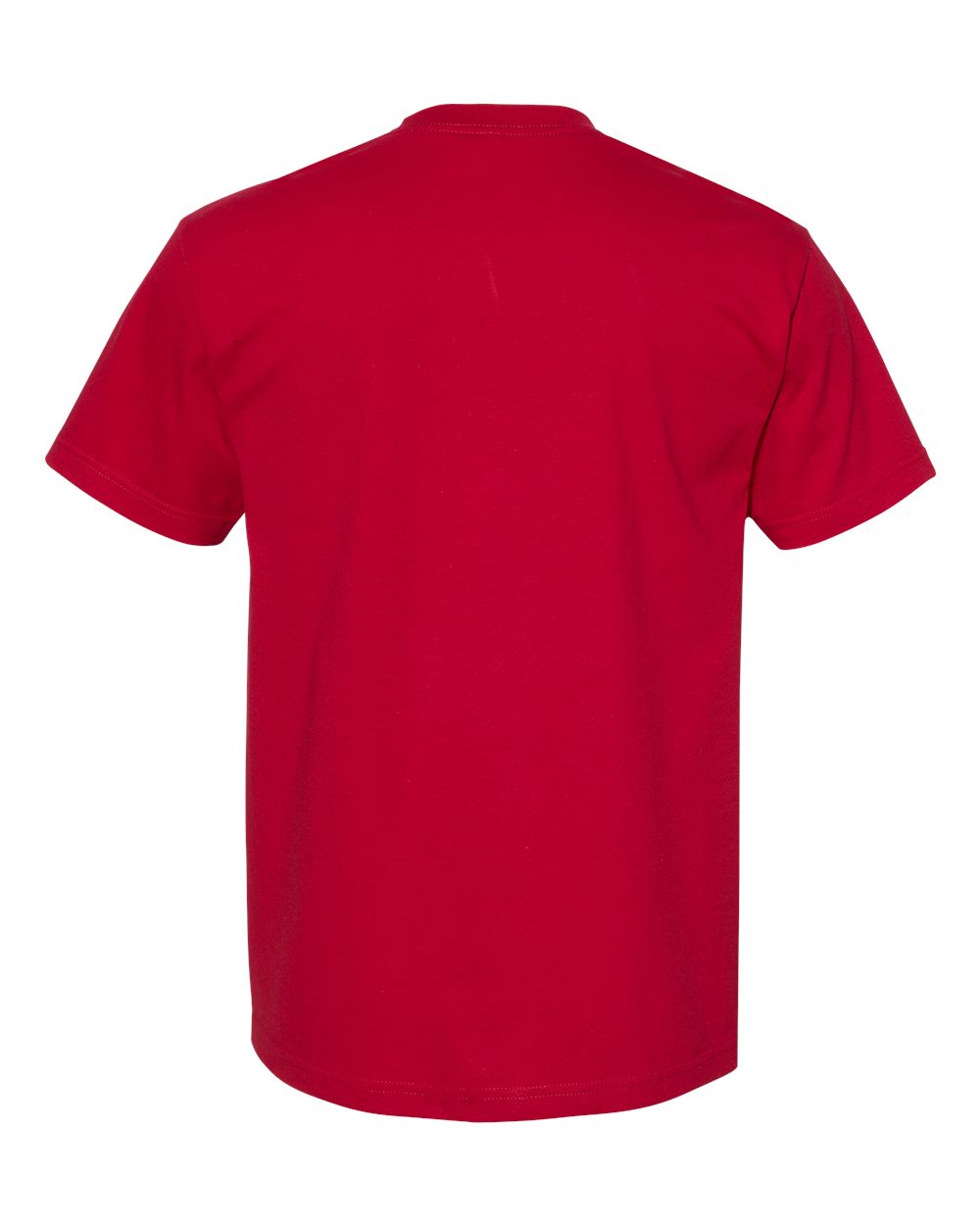 Front View of Cardinal Heavyweight Cotton Tee - 1301