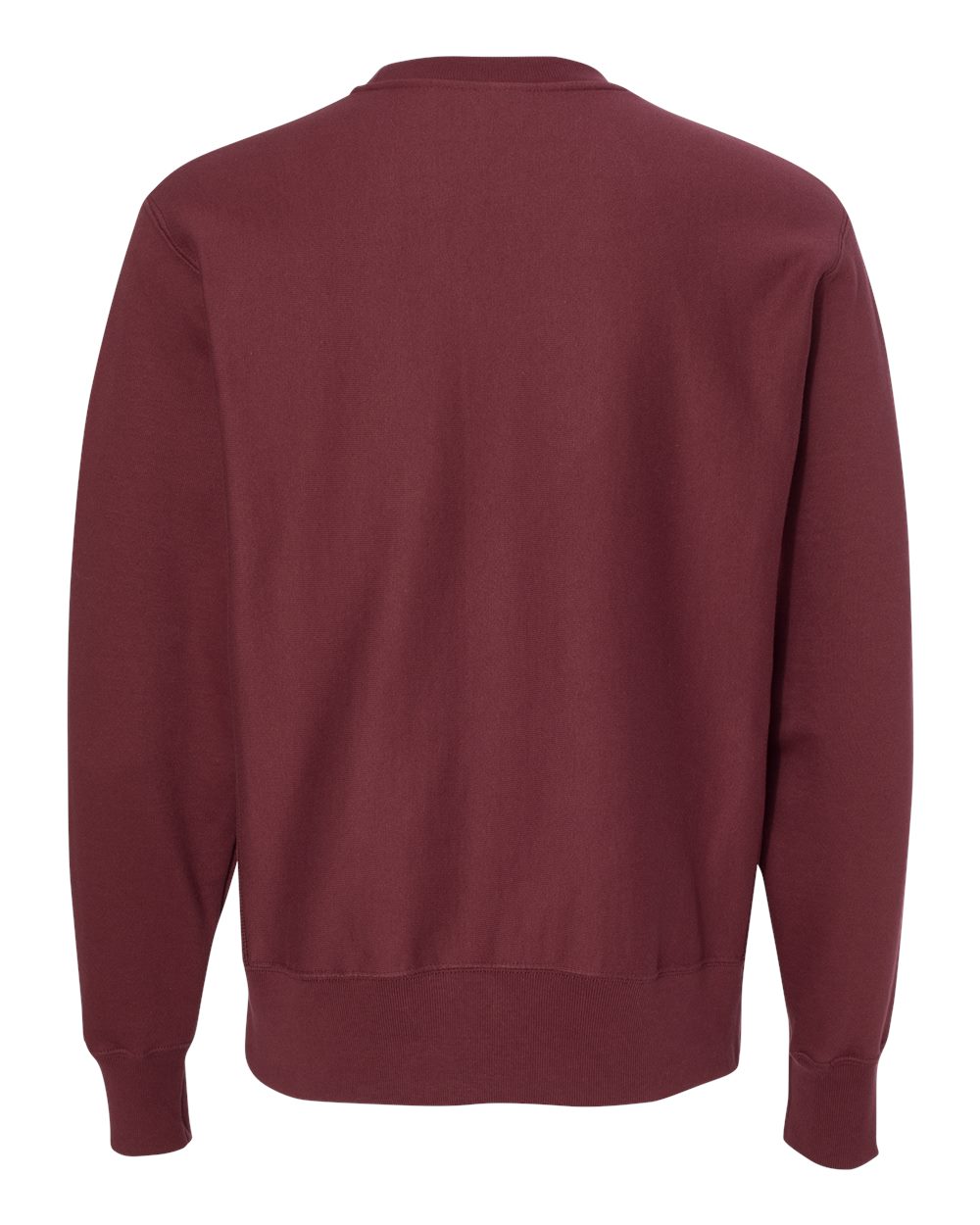 Rear View of Cardinal Reverse Weave® Crewneck Sweatshirt - S149