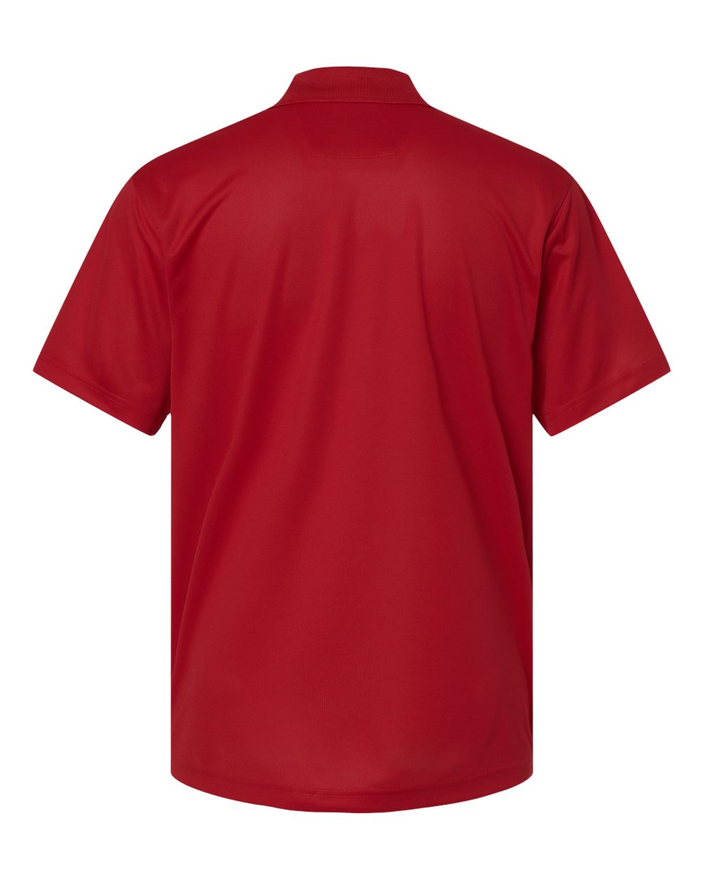 Front View of Cardinal Saratoga Performance Mini Mesh Polo - 100