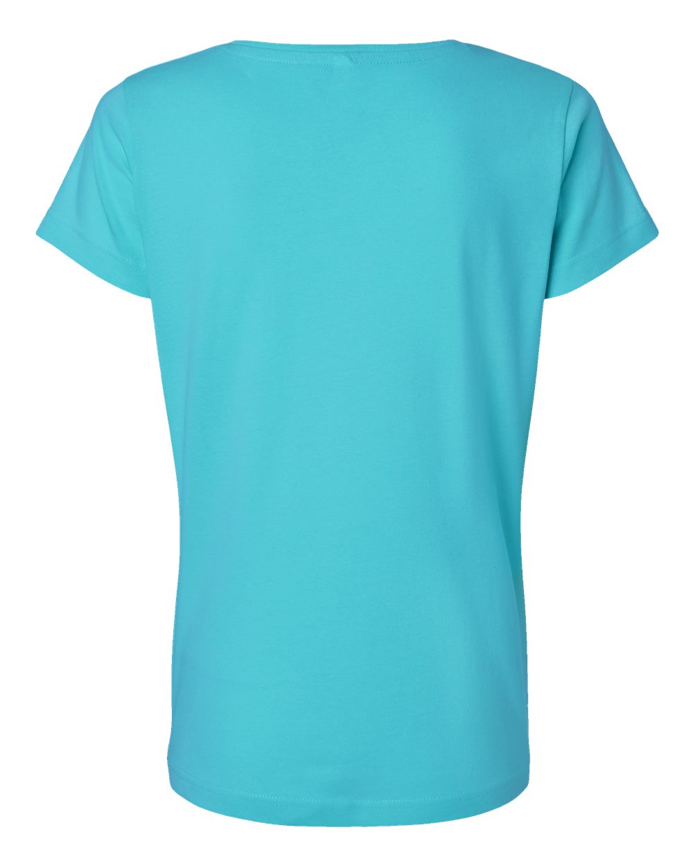 Front View of Caribbean Women's Fine Jersey Tee - 3516