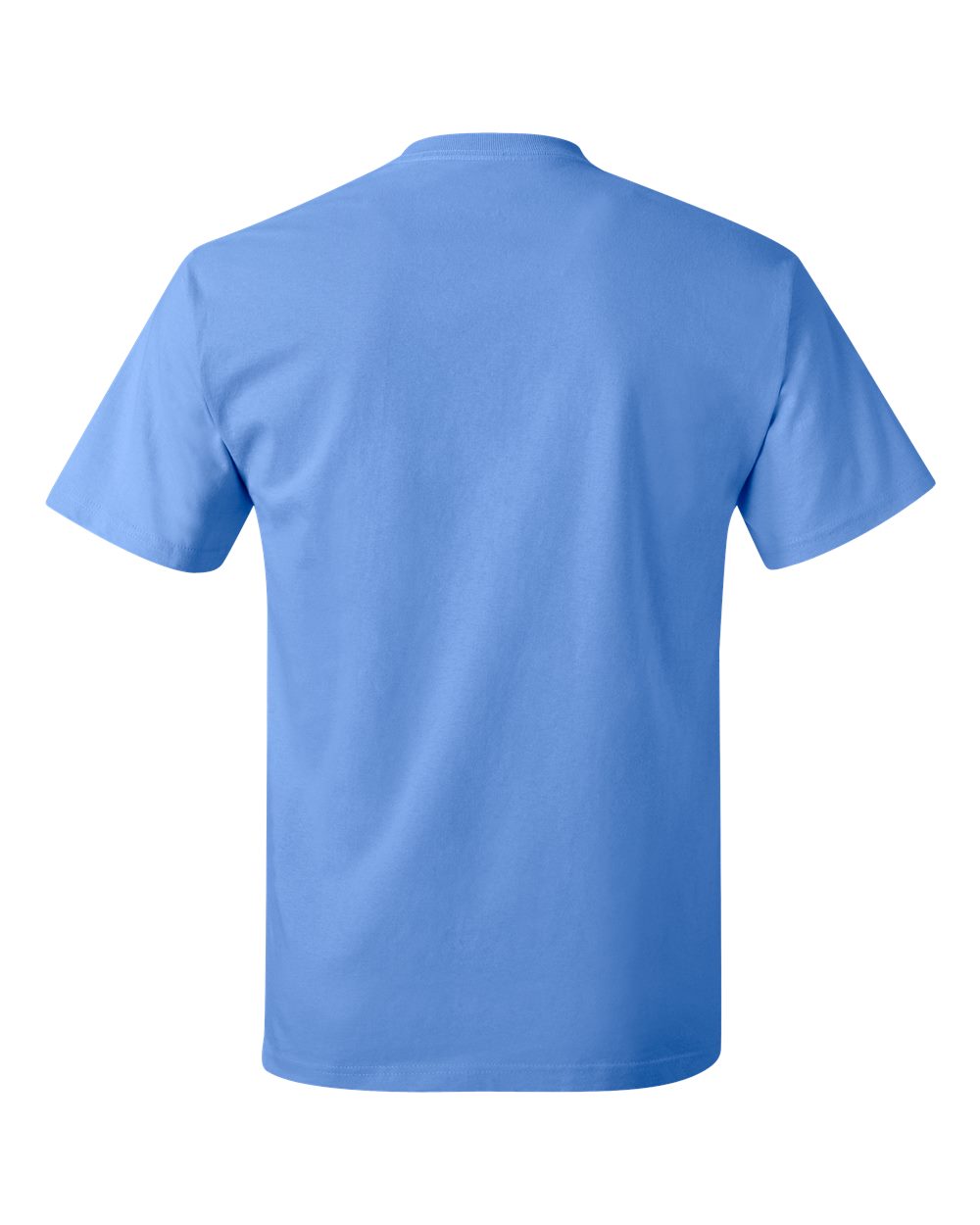 Rear View of Carolina Blue Authentic T-Shirt - 5250
