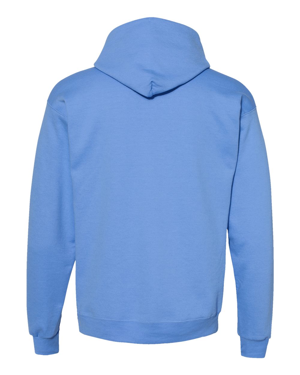 Front View of Carolina Blue Ecosmart® Hooded Sweatshirt - P170