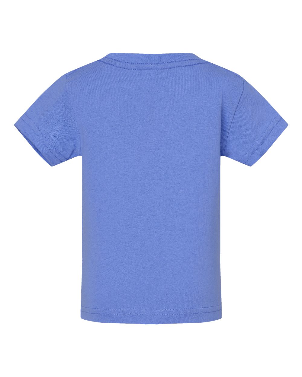 Front View of Carolina Blue Infant Cotton Jersey Tee - 3401