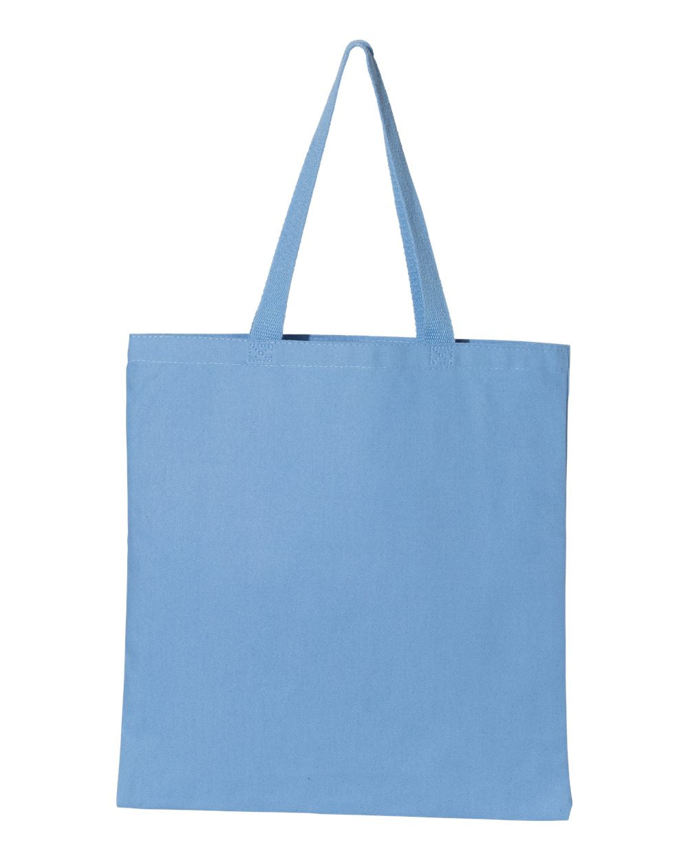Front View of Carolina Blue Promotional Tote - Q800