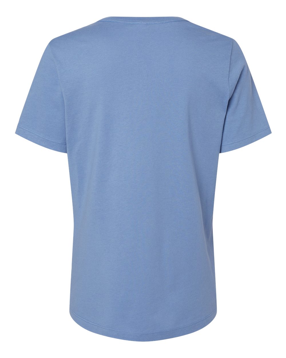 Front View of Carolina Blue Women’s Relaxed Jersey Tee - 6400