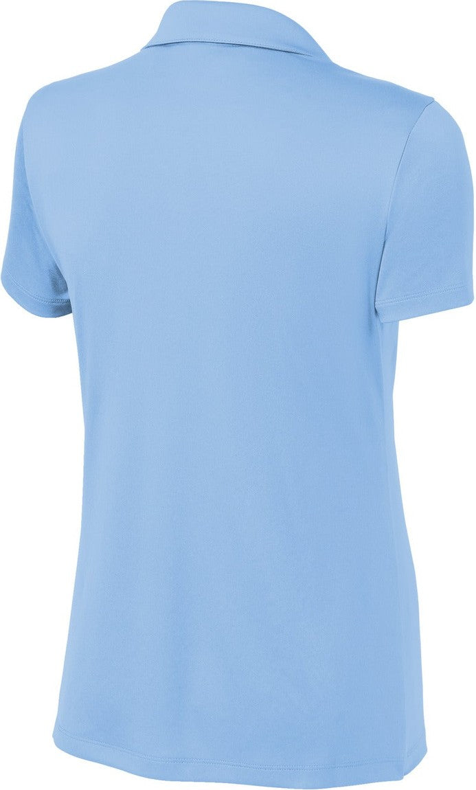 Front View of CarolinaBl Sport-Tek Women's PosiCharge Re-Compete Polo LST725