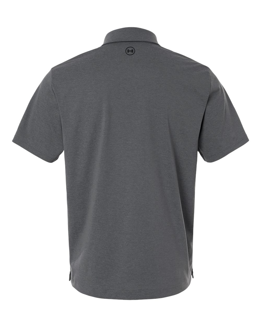 Rear View of Castlerock/ Titan Grey/ Black Men's Drive Bonded Polo - 6009652 plain