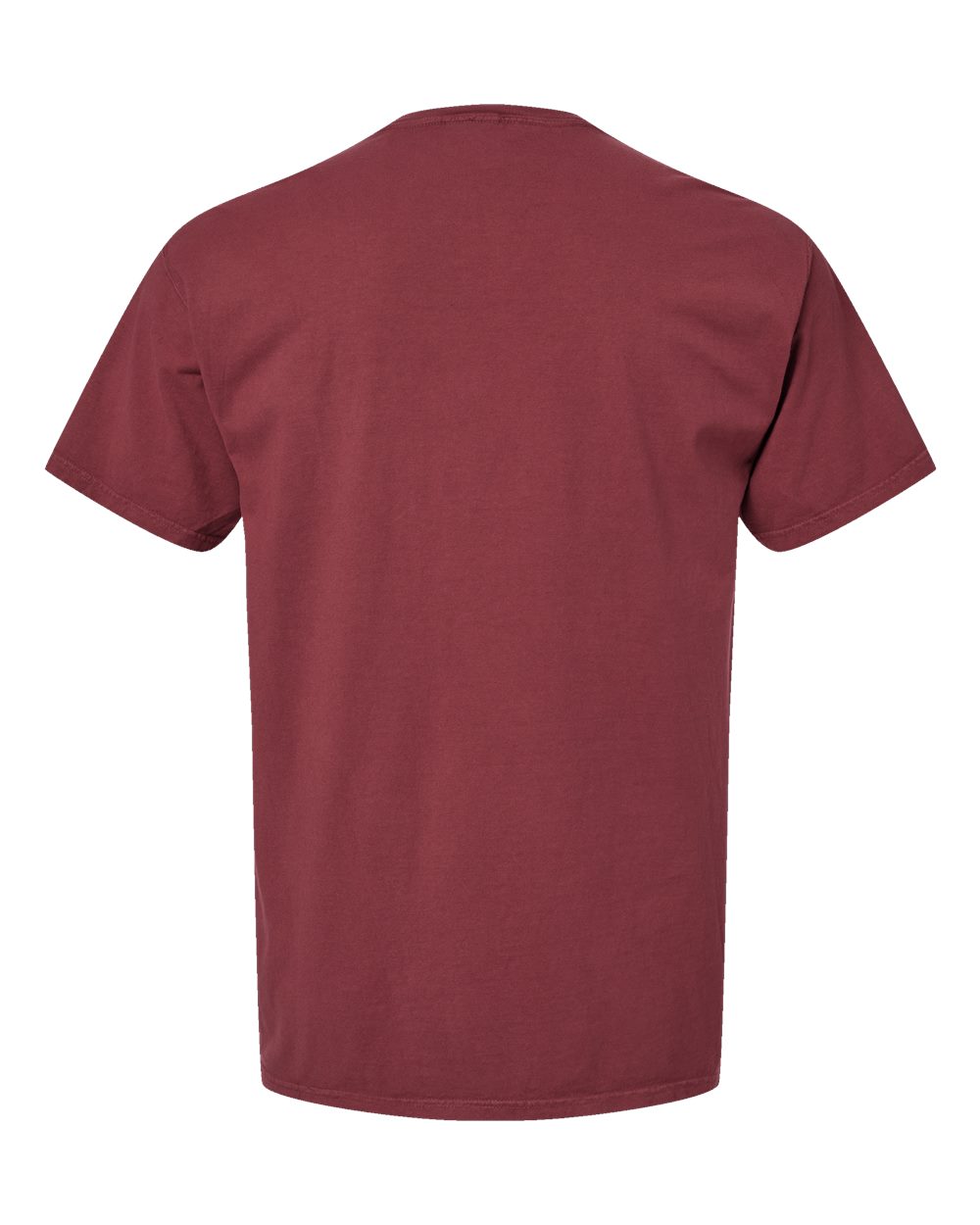 Front View of Cayenne Garment-Dyed Pocket T-Shirt - GDH150