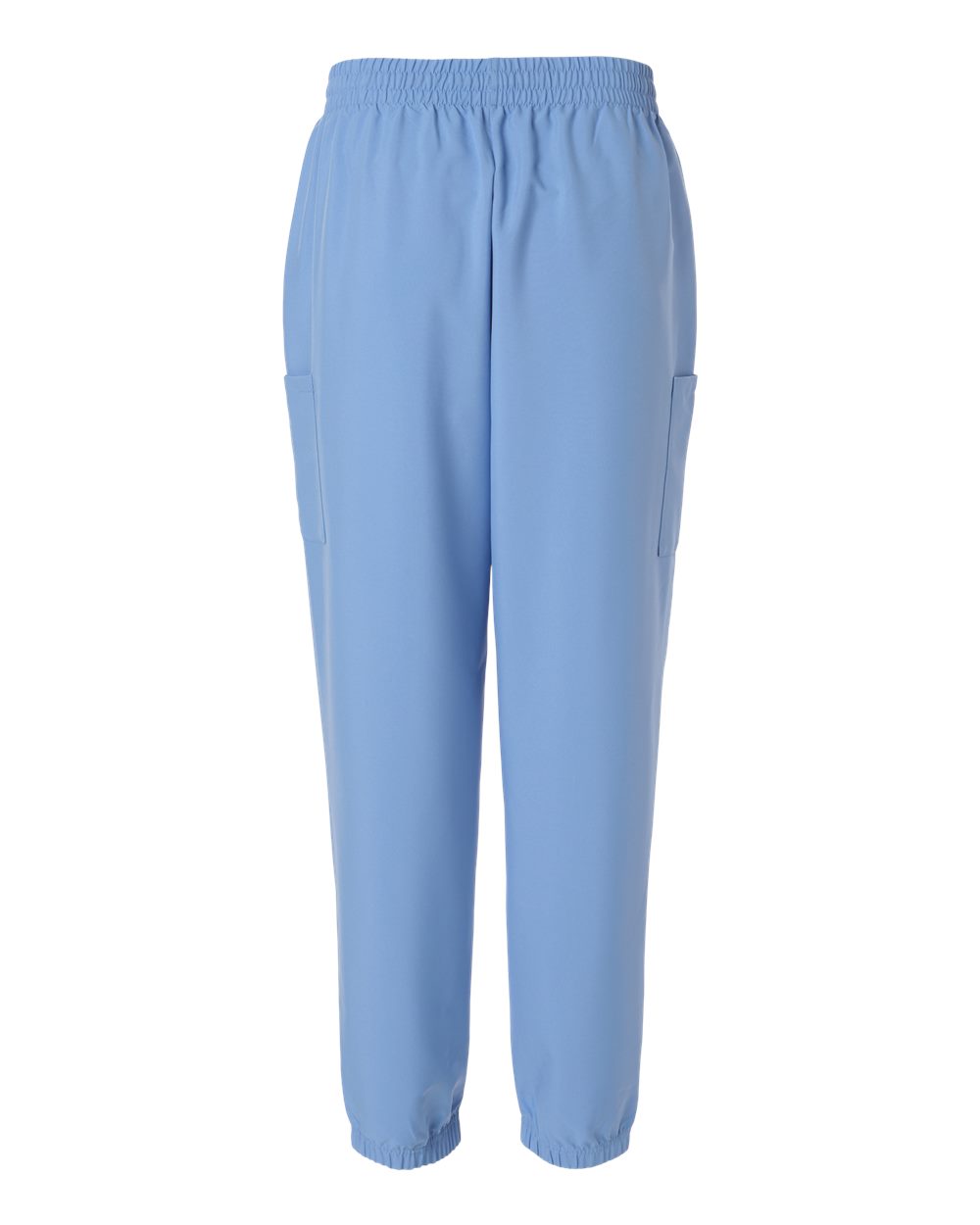 Rear View of Ceil Blue Men's Scrub Joggers - HMB001