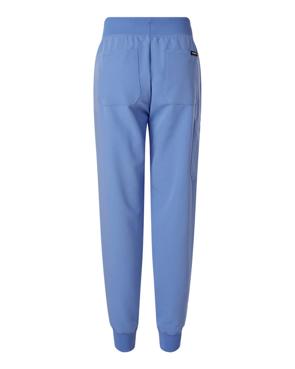 Front View of Ceil Blue Women's Silex Knit-Waist Scrub Joggers - Petite Sizes - W20003P