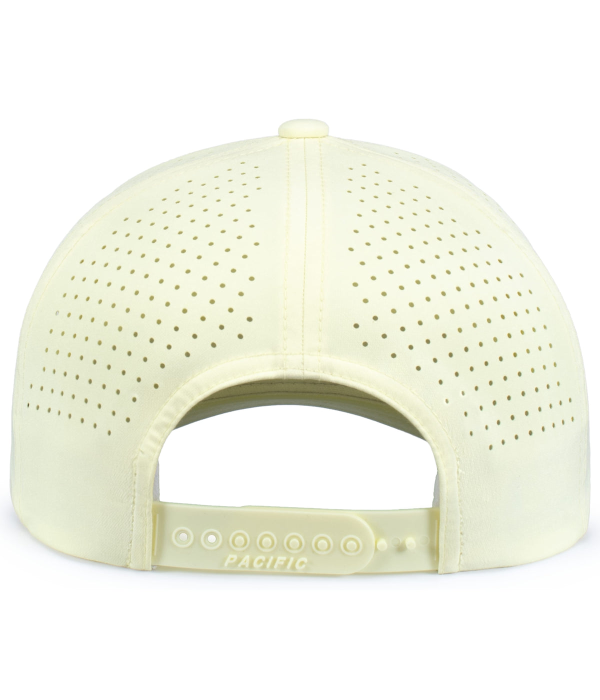 Rear View of CELESTIAL YELLOW WEEKENDER LTWT PERF SNAPBACK