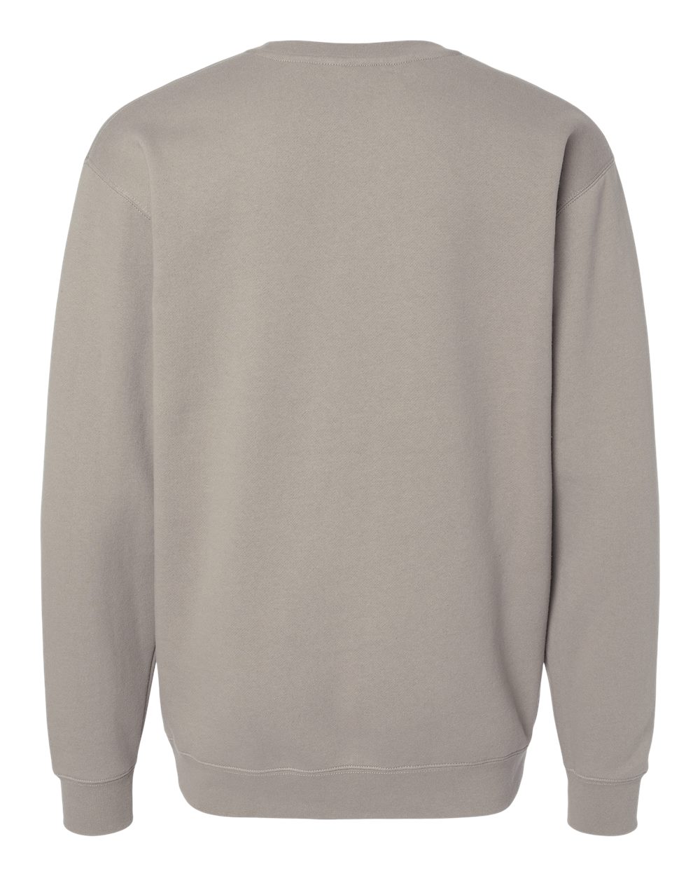 Front View of Cement Heavyweight Crewneck Sweatshirt - IND3000