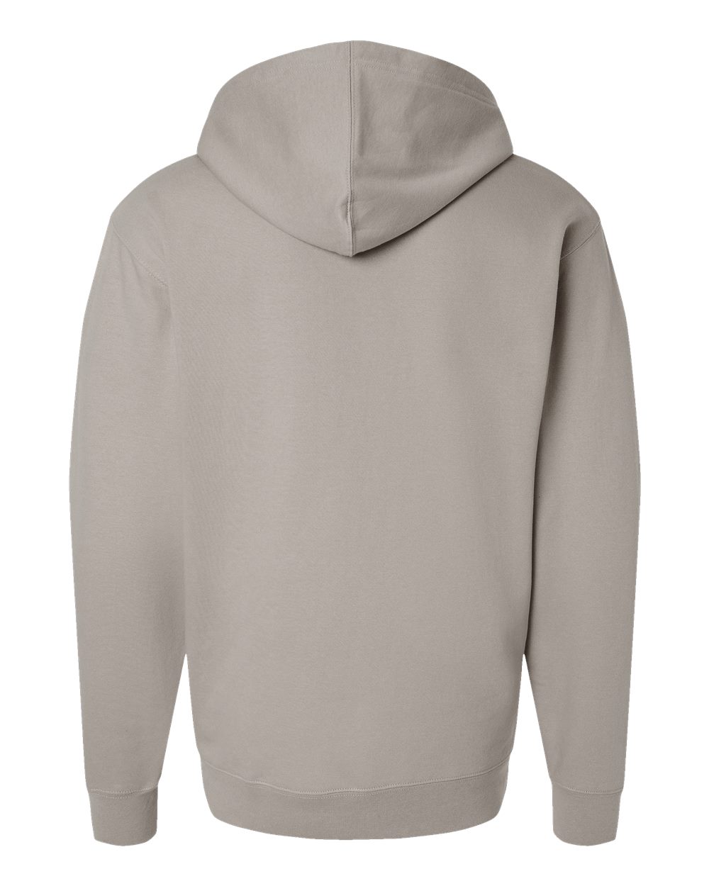 Front View of Cement Midweight Hooded Sweatshirt - SS4500