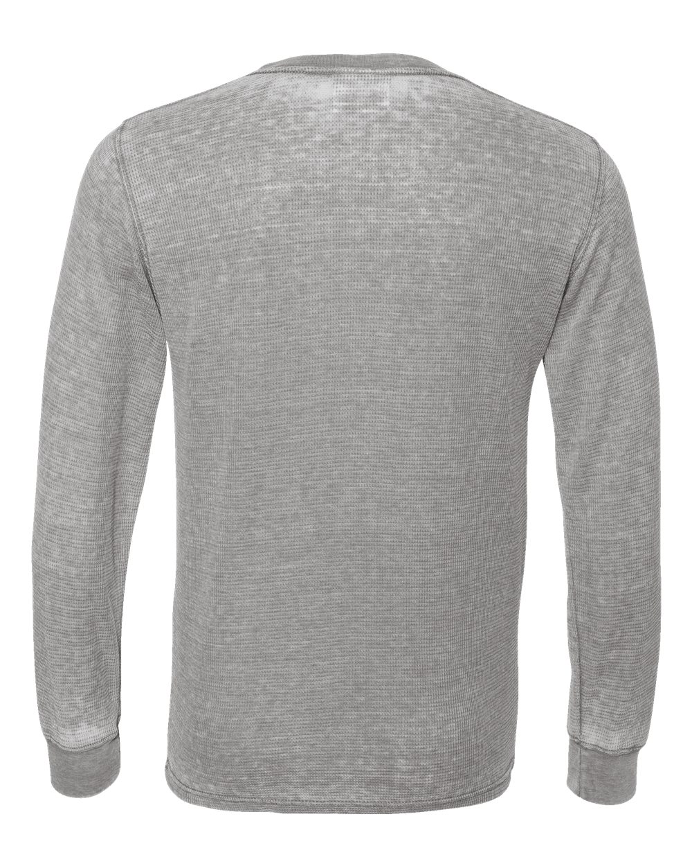 Front View of Cement Vintage Zen Thermal Long Sleeve T-Shirt - 8241