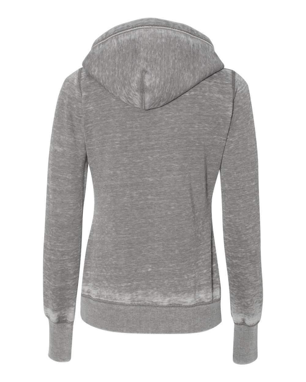 Front View of Cement Women's Zen Fleece Hooded Sweatshirt - 8912