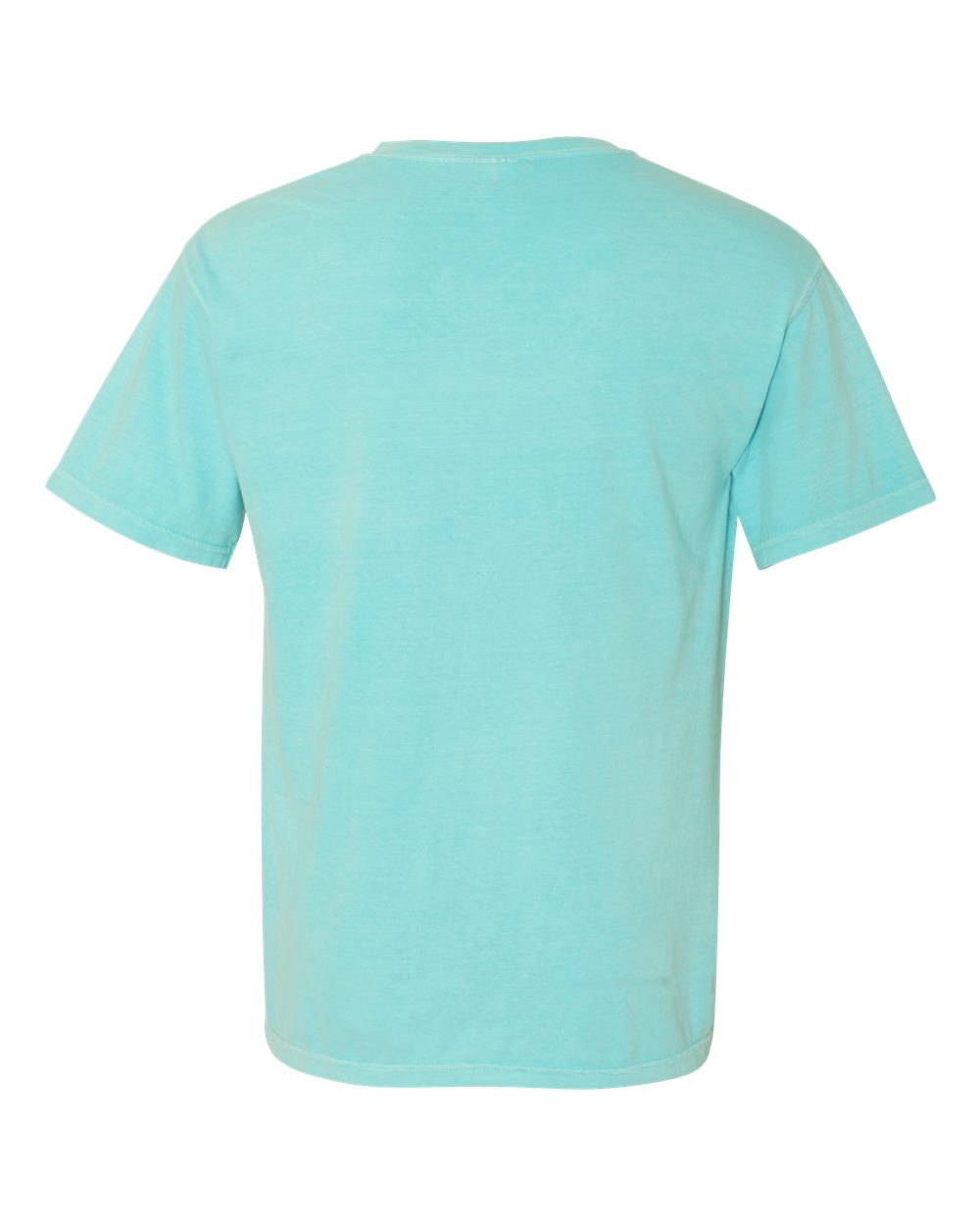 Front View of Chalky Mint Garment-Dyed Heavyweight Pocket T-Shirt - 6030