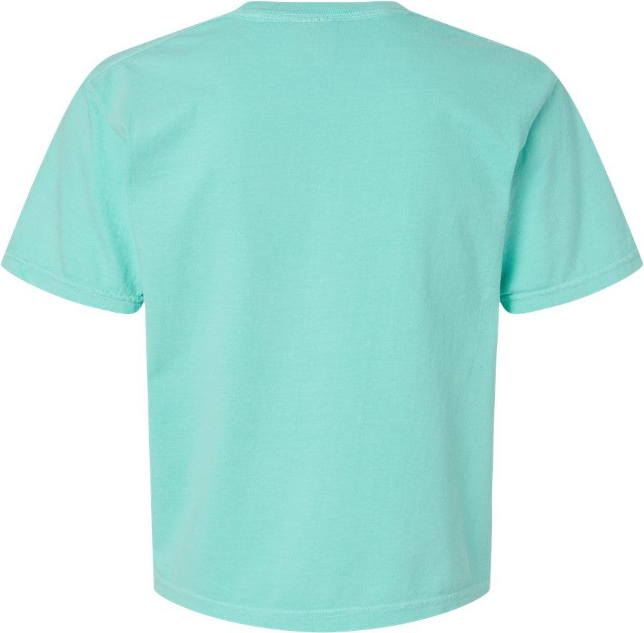 Front View of Chalky Mint Women's Heavyweight Boxy T-Shirt - 3023CL