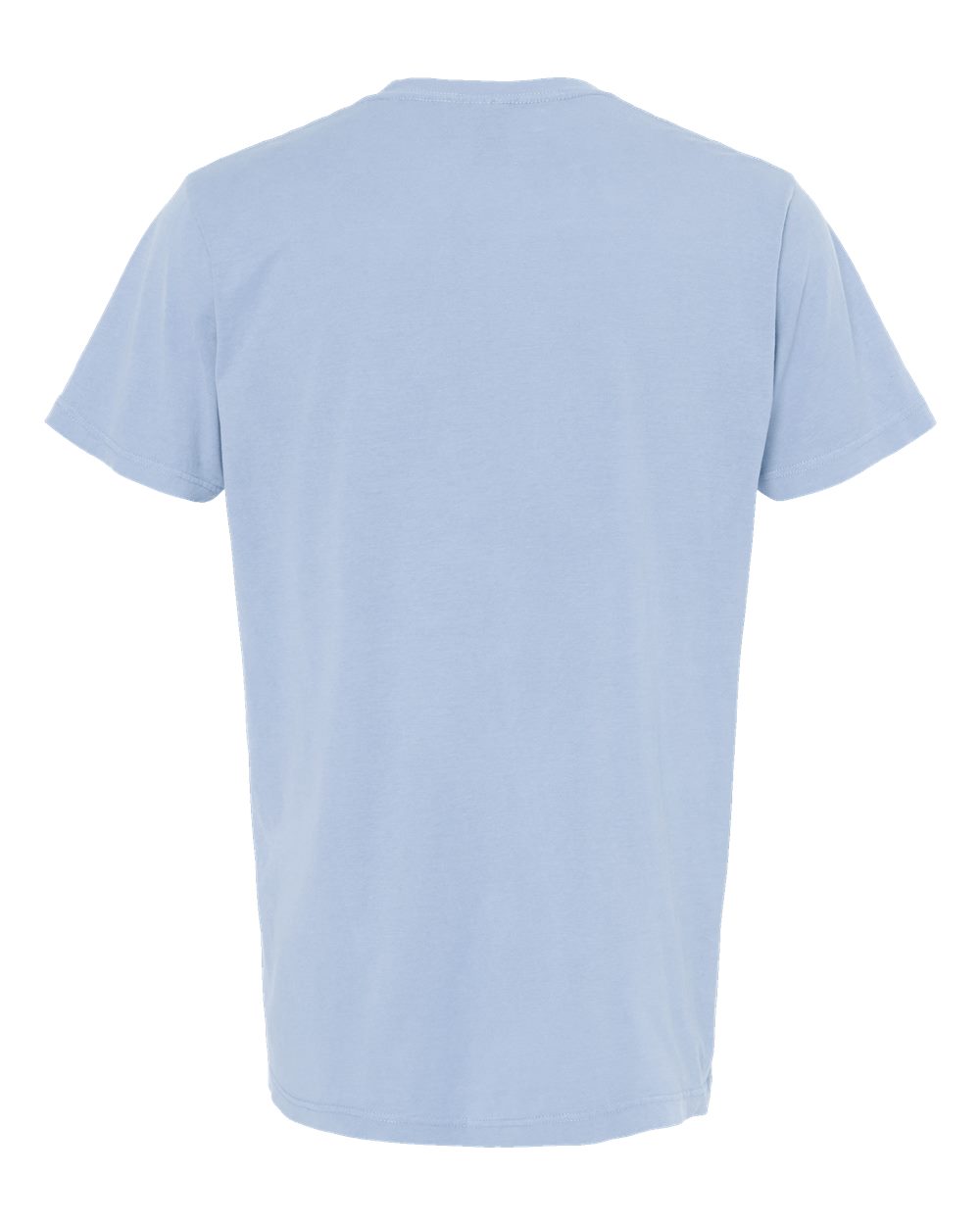 Front View of Chambray Vintage Garment-Dyed T-Shirt - 6500M