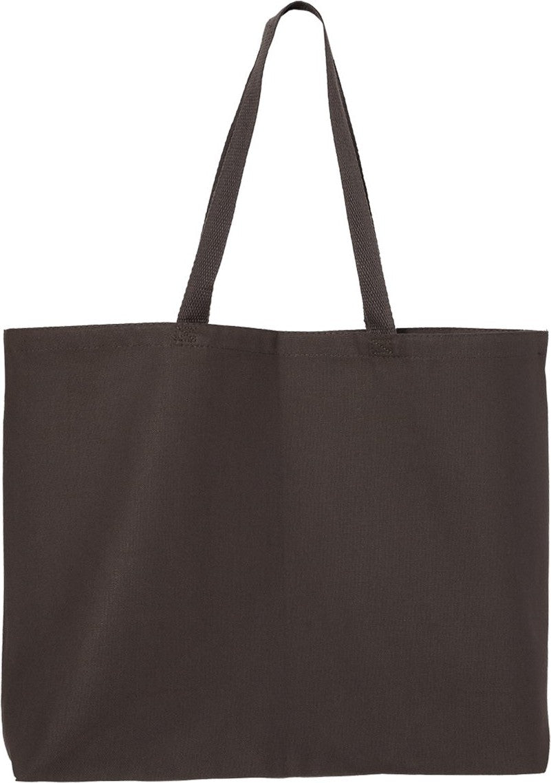 Front View of Charcoal 25L Jumbo Tote - Q600