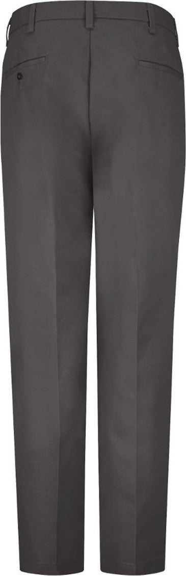 Charcoal - 32I Pleated Twill Slacks - PT38