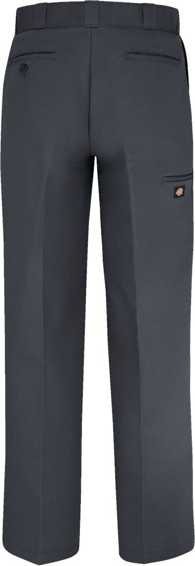 Front View of Charcoal - 34I Double Knee Work Pants - 8528