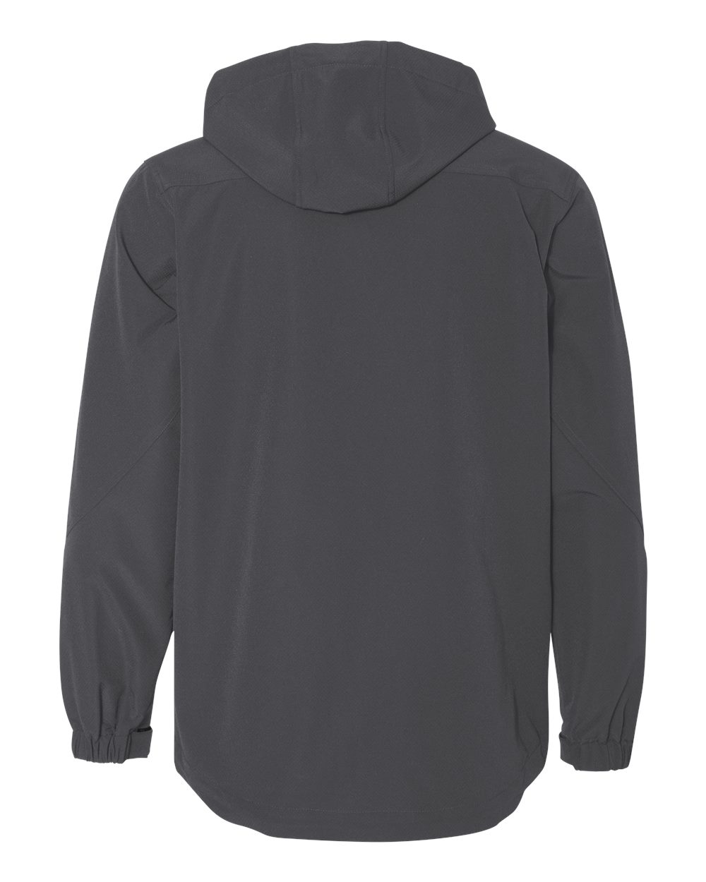 Front View of Charcoal Apex Soft Shell Hooded Jacket - 5310