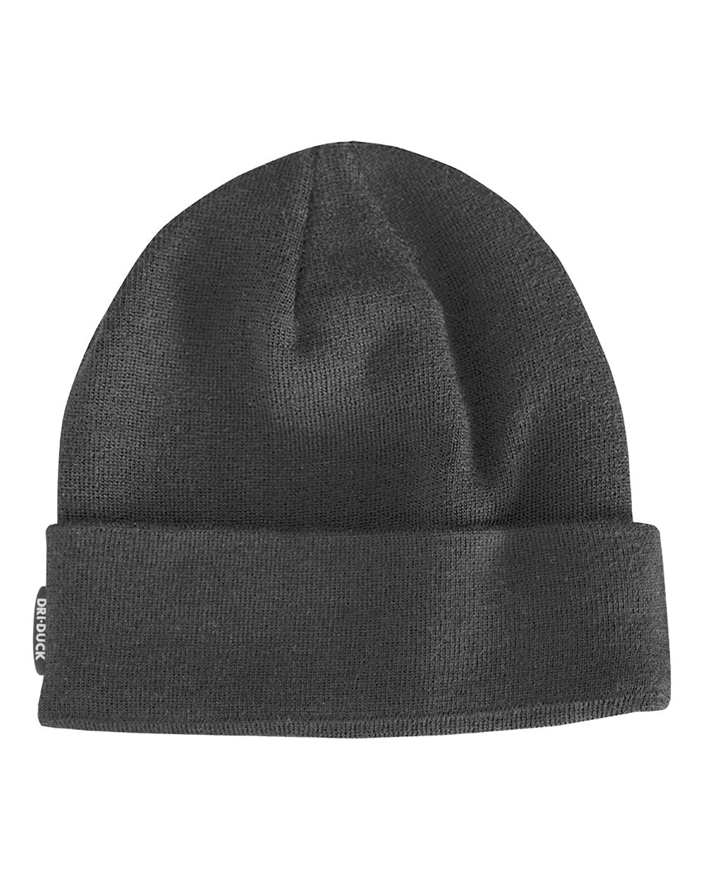Front View of Charcoal Basecamp Performance Cuffed Beanie - 3562