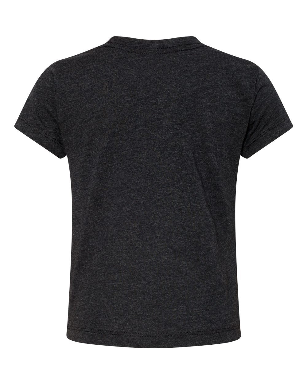 Front View of Charcoal Black Triblend Toddler Triblend Tee - 3413T