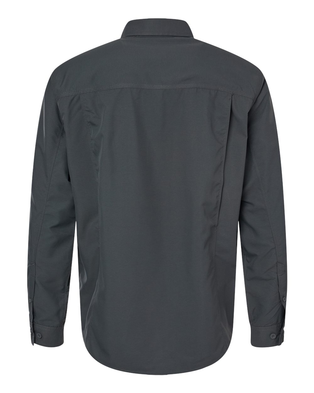 Front View of Charcoal Crossroad Woven Shirt - 4441