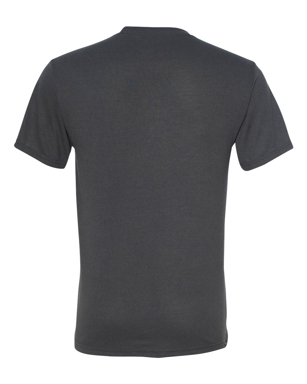 Rear View of Charcoal Grey Dri-Power® Performance T-Shirt - 21MR