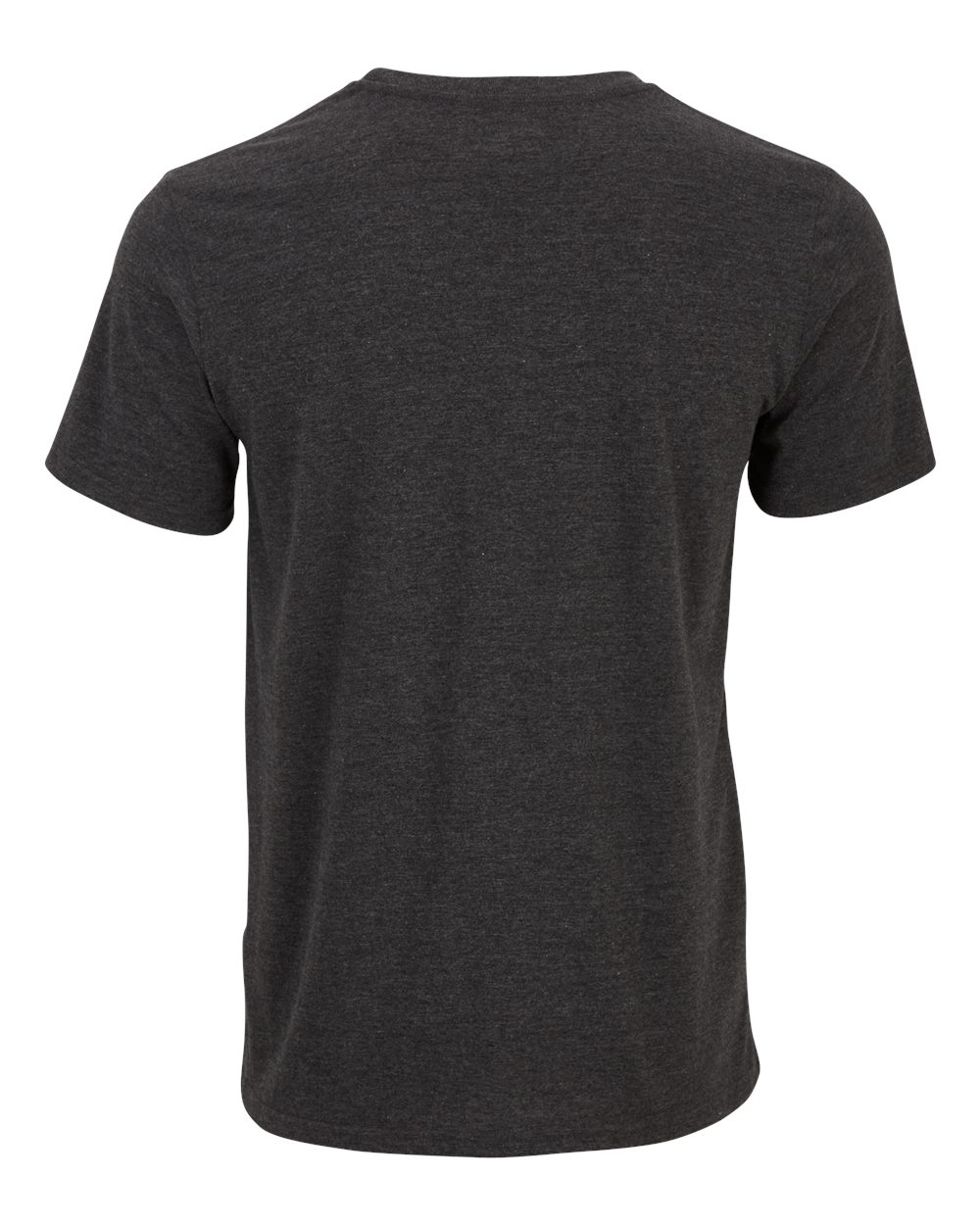 Front View of Charcoal Heather Basic Crew T-Shirt - BM2103