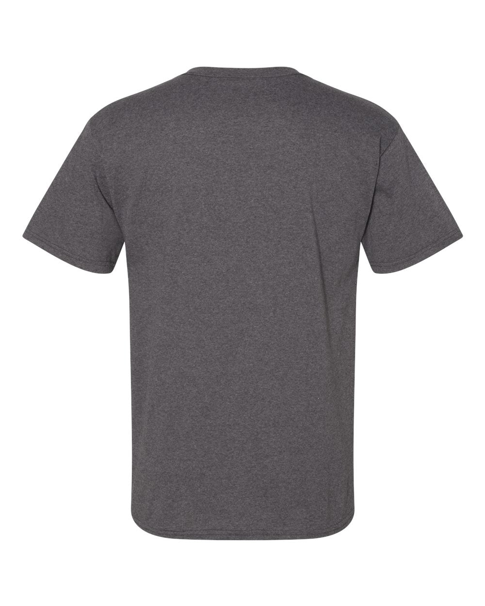Front View of Charcoal Heather Essential-T T-Shirt - 5280