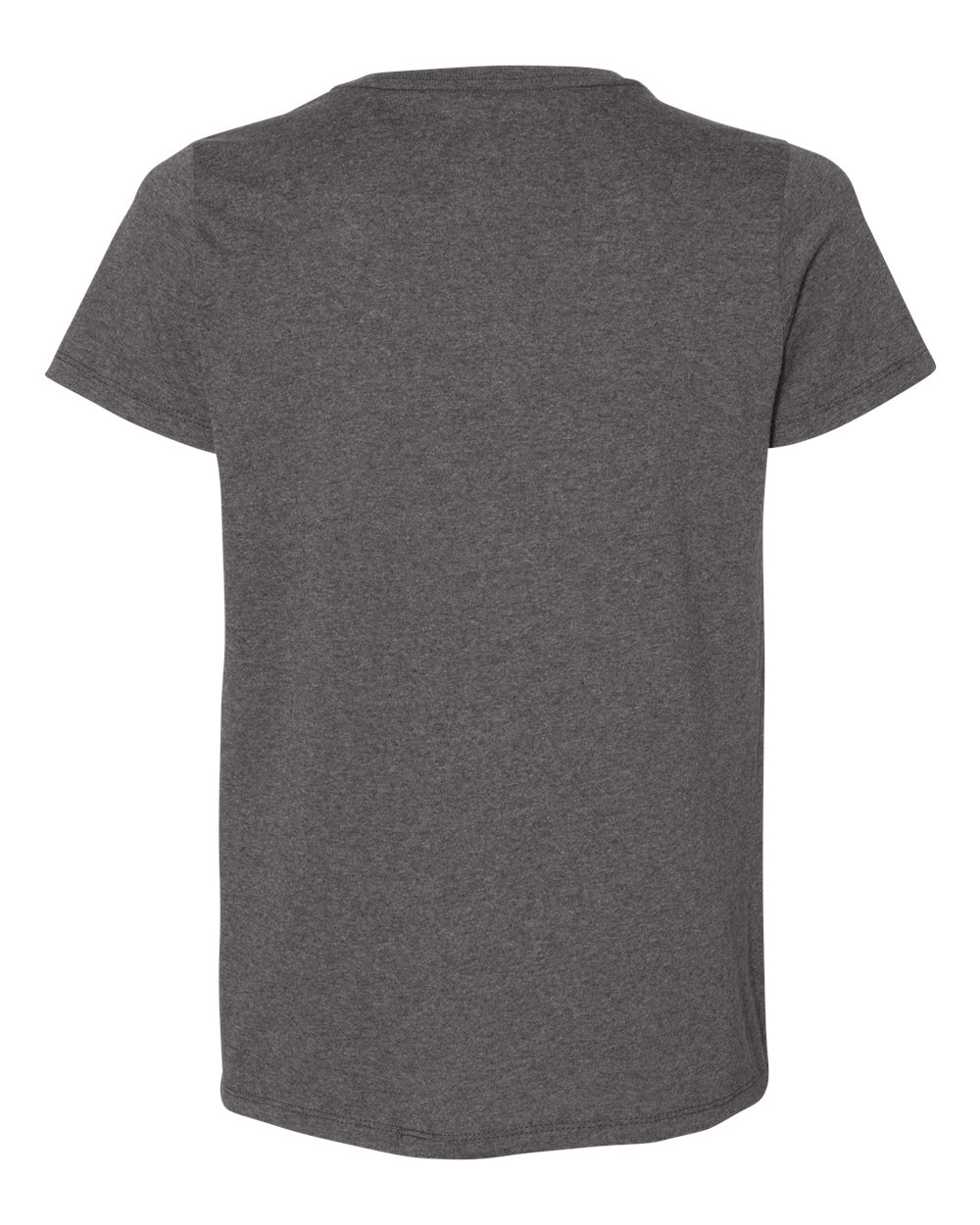 Front View of Charcoal Heather Essential-T Women’s T-Shirt - 5680