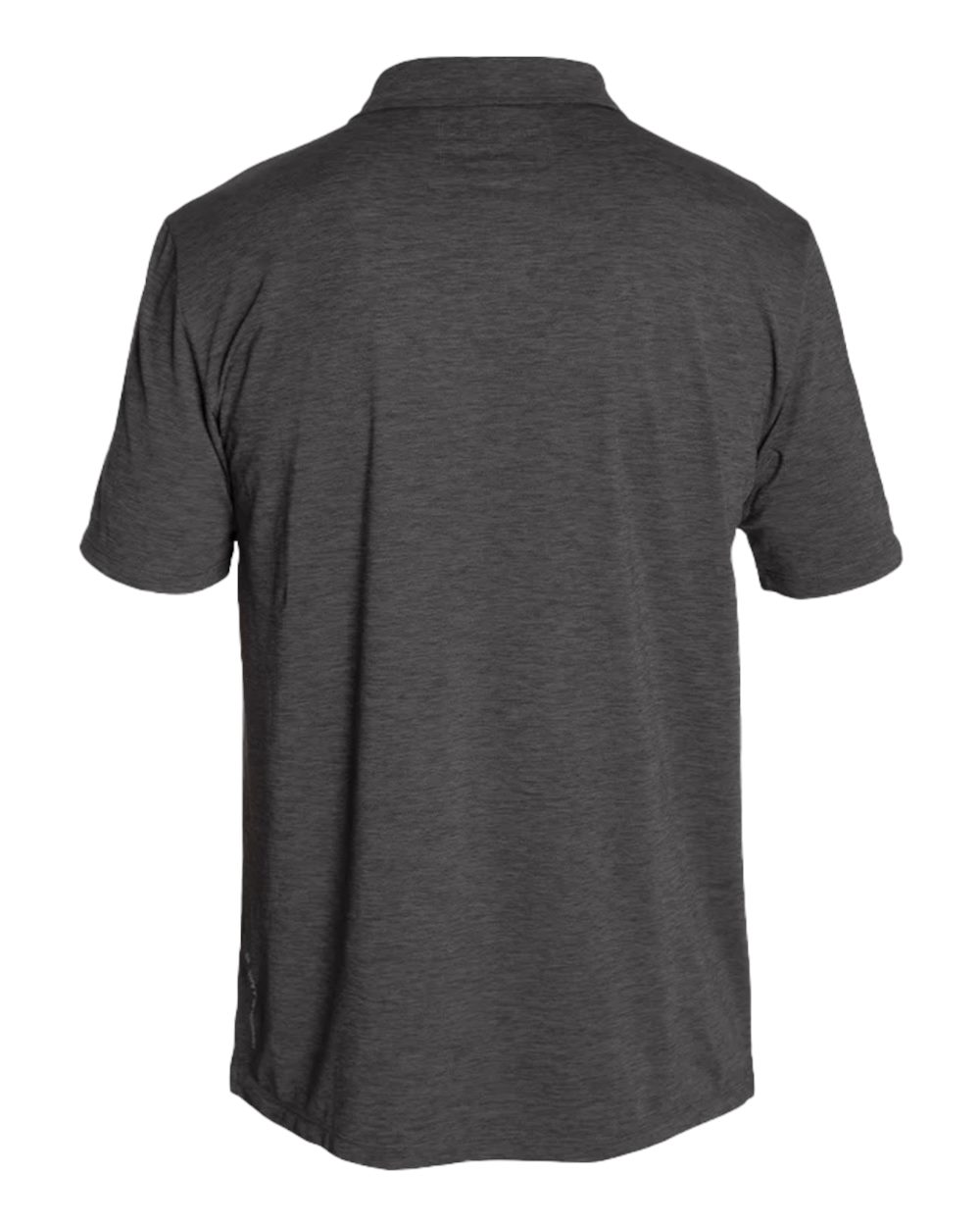 Front View of Charcoal Heathered Low Pro Tech Polo - MPLPRS0