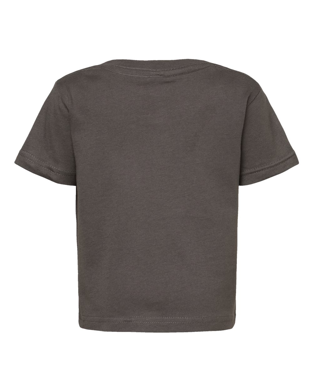 Front View of Charcoal Infant Fine Jersey Tee - 3322