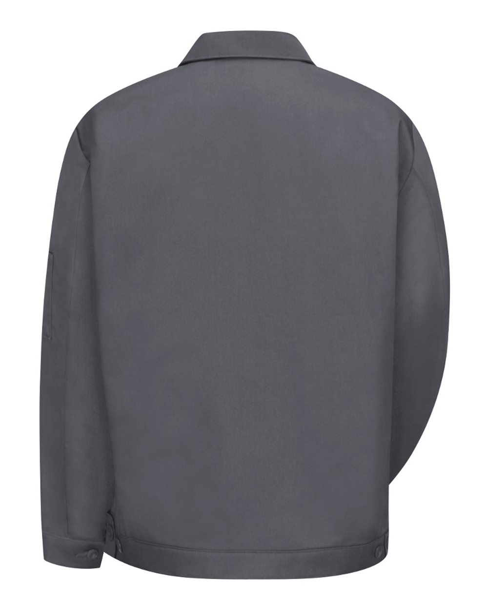 Front View of Charcoal (Long Sizes) Waist Length Jacket - JT22