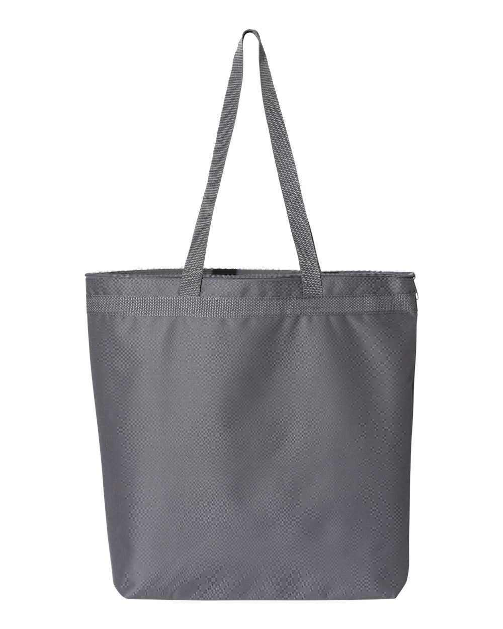 Front View of Charcoal Melody Large Tote - 8802