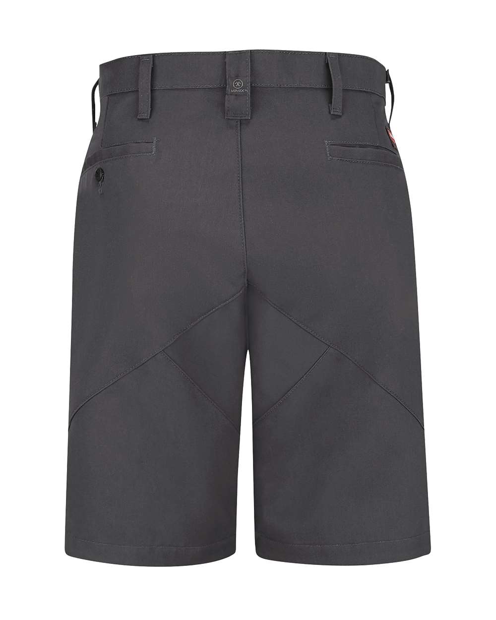 Front View of Charcoal Mimix® Utility Shorts - Extended Sizes - PX50EXT